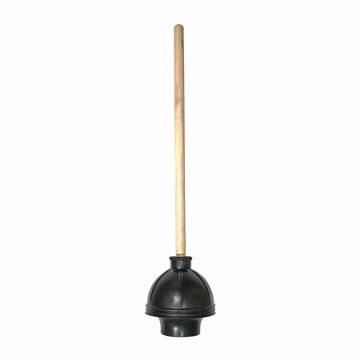 Picture of Heavy Duty Deluxe Plunger, Black