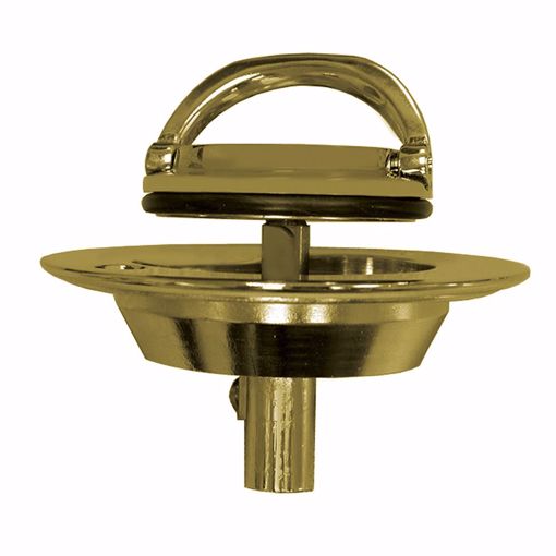 Picture of Polished Brass Roman Tub Drain for Code Blue Drains