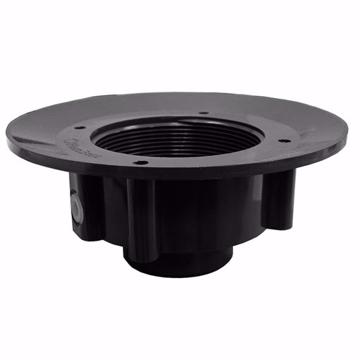 Picture of 2" x 3" ABS Slab Drain Base with Clamping Ring and Primer Tap, for 3" Spud