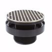 Picture of 4" LevelBest® Complete Pipe Fit Cleanout System with 3-1/2" Plastic Spud and 6" Nickel Bronze Cover