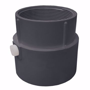 Picture of 4" PVC Pipe Fit Drain Base for 3-1/2" Spud