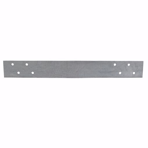 Picture of 1-1/2" x 12" Galvanized Steel Standard F.H.A. Strap with 4 Offset Holes, 14 Gauge, Box of 50