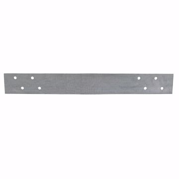 Picture of 1-1/2" x 9" Galvanized Steel Standard F.H.A. Strap with 4 Offset Holes, 16 Gauge, Box of 50