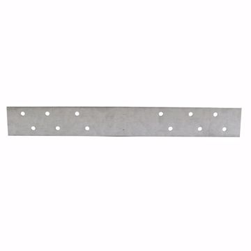 Picture of 1-1/2" x 12" Galvanized Steel Standard F.H.A. Strap with 6 Offset Holes, 16 Gauge, Box of 50