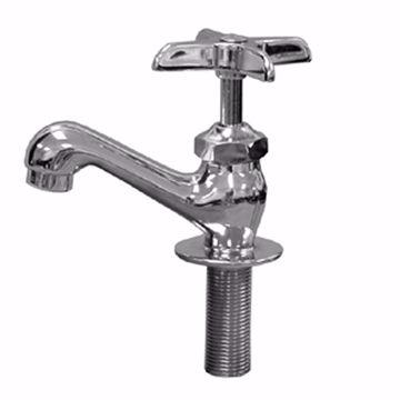 Picture of Chrome Plated Heavy Pattern Basin Faucet with Aerator - Lead Free