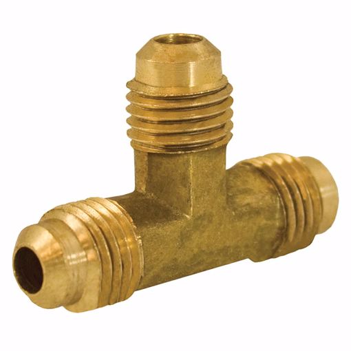 Picture of 1/4" Brass Flare Tee