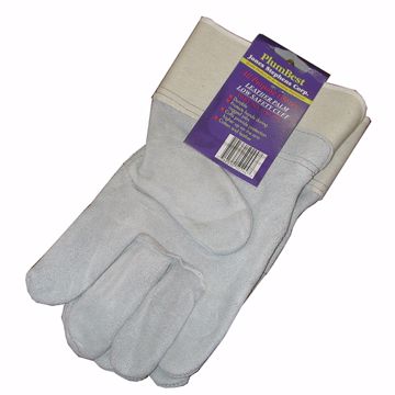 Picture of Display of Leather Palm Low Safety Cuff Work Gloves, 96 Pairs