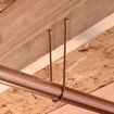 Picture of 1-1/4" x 6" Copper Clad Steel Wire Hook Pipe Hanger, Carton of 50