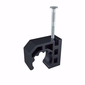 Picture of 3/8" Half Clamp with Nail, Carton of 100