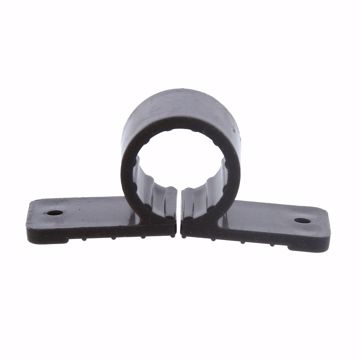 Picture of 1" Plastic Standard Pipe Clamp, Carton of 50