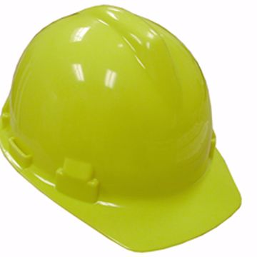 Picture of Safety Hat Yellow with 4-point Pin Lock Suspension