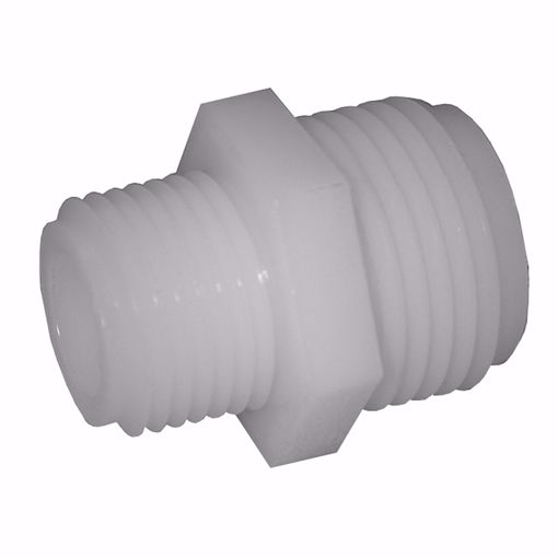Picture of 3/4" MHT x 1/2" MPT Nylon Garden Hose Adapter