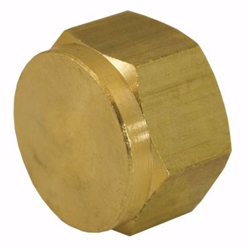 Picture of 1/8" Yellow Brass Cap