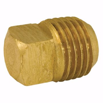 Picture of 3/8" Yellow Brass Plug with Square Head