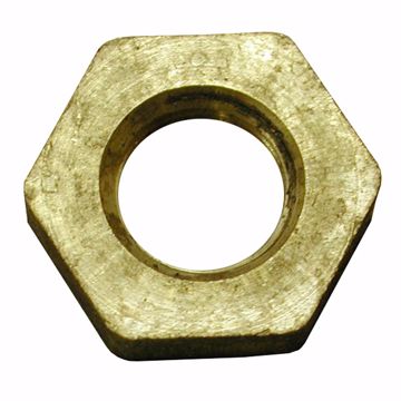 Picture of 3/8" Yellow Brass Lock Nut