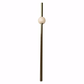 Picture of 6-3/8" Chrome Plated Ball Rod with Plastic Ball for Brass Pop-Up Assembly
