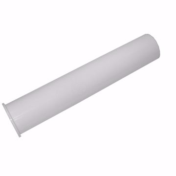 Picture of 1-1/2" x 8" White Plastic Flanged Tailpiece