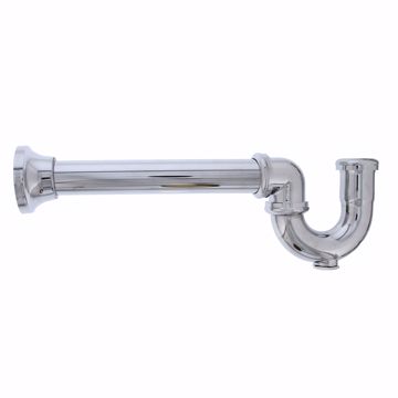 Picture of 1-1/2" Chrome Plated Milwaukee Style Trap 17 Gauge