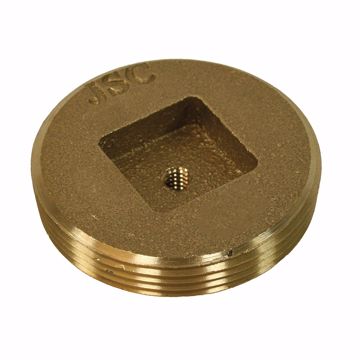 Picture of 1-1/2" Brass Plug For Extension Cover 1-7/8" OD