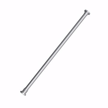 Picture of 5' Aluminum Shower Rod with Plastic Jiffy Flanges, Carton of 50