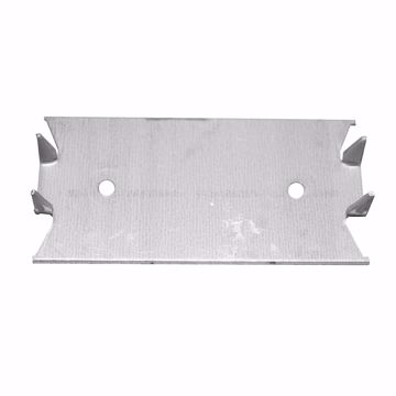 Picture of 1-1/2" x 3" Self-Nailing Stud Guard with 2 Holes Centered, 18 Gauge, Carton of 200