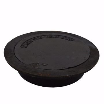 Picture of 8" Sewer Box Plain Lid and Ring