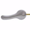 Picture of Satin Nickel Decorative Tank Trip Lever 8" Brass Arm with Metal Spud and Nut