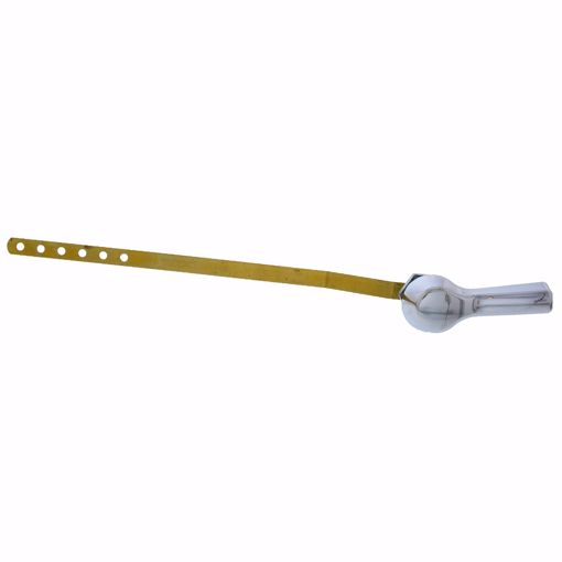 Picture of Chrome Plated Tank Trip Lever with 10" Brass Arm and Metal Spud and Nut