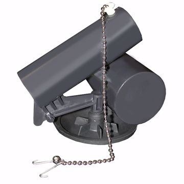 Picture of Low Profile Actuator Unit Complete for American Standard® #5 Old Style Black with Disc, Chain, Clip and Grommet