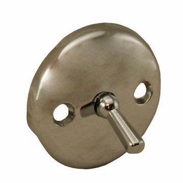 Picture of Chrome Plated Two-Hole Trip Lever Overflow Plate