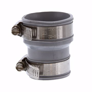 Picture of 1-1/4" or 1-1/2" Flexible Drain Trap Connector, CTS or DWV to Tubular
