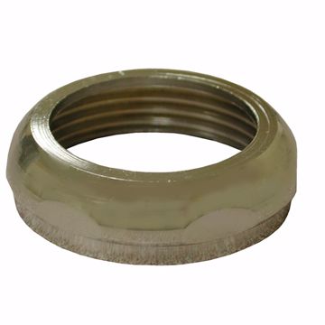 Picture of 1-1/2" x 1-1/4" Chrome Plated Brass Slip Joint Nut and Washer, 25 pcs.