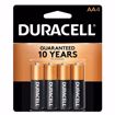 Picture of Duracell Coppertop AA Alkaline Batteries, 4 Pack