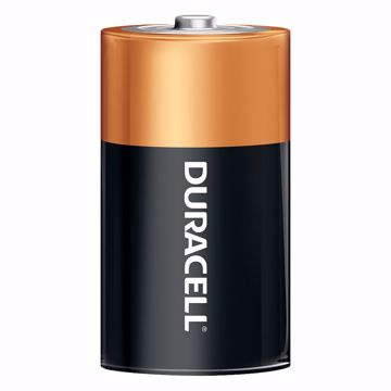 Picture of Duracell Coppertop D Alkaline Batteries, 2 Pack