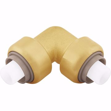 Picture of 1/2" PlumBite® Push On 90° Elbow, Bag of 1