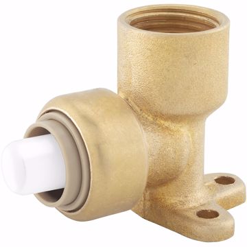 Picture of 3/4" FPT PlumBite® Push On Drop Ear 90° Elbow, Bag of 1