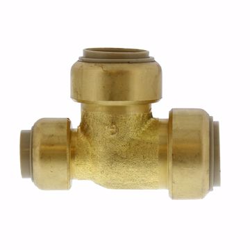 Picture of 3/4" x 1/2" x 3/4" PlumBite® Push On Reducing Tee, Bag of 1
