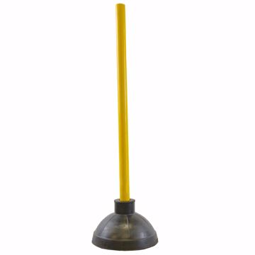 Picture of 6" Diameter Rubber Plunger, Black