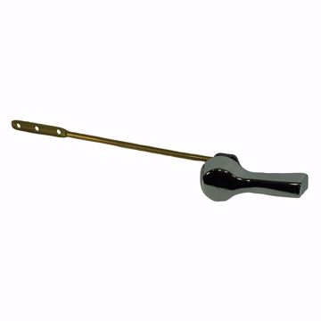 Picture of Chrome Plated Fit-All Heavy Duty Tank Trip Lever 8" Brass Arm with Metal Spud and Nut