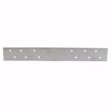 Picture of 3" x 24" Galvanized Steel Standard F.H.A. Strap with 6 Offset Holes, 16 Gauge, Box of 50