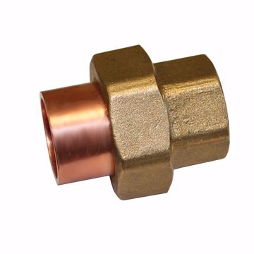Picture of 1-1/4" Wrot Copper Union