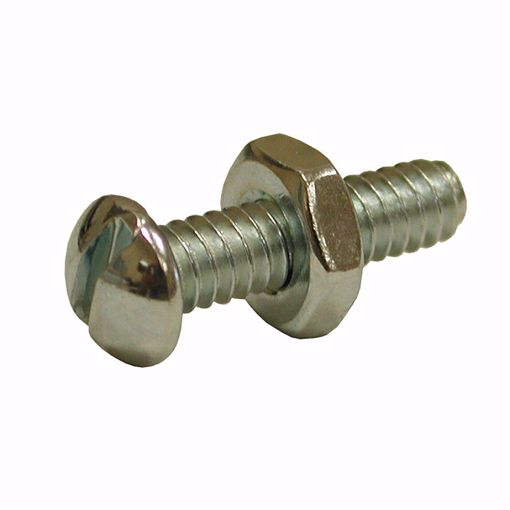 Picture of 1/4" x 1" Stove Bolt with Nut, 100 pcs.
