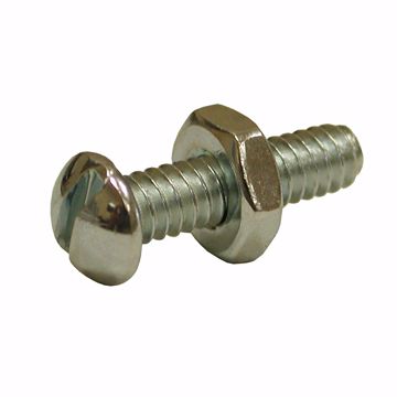 Picture of 1/4" x 1-1/4" Stove Bolt with Nut, 100 pcs.