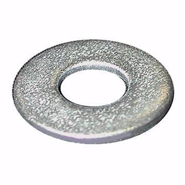 Picture of 3/8" (1-1/2" OD) Zinc Plated Fender Washer, 100 pcs.