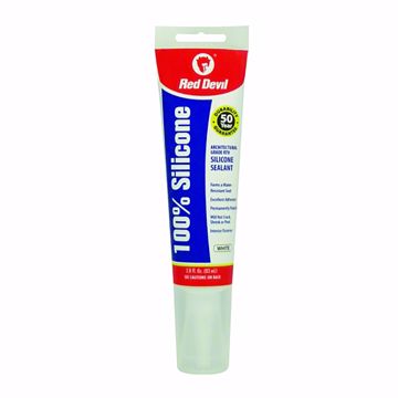 Picture of 2.8 oz. 100% White Silicone Tub and Tile Sealant, Carton of 12