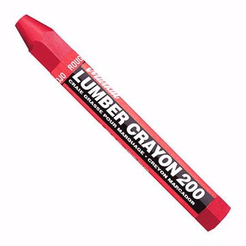 Picture of Red Lumber Crayon, Carton of 12