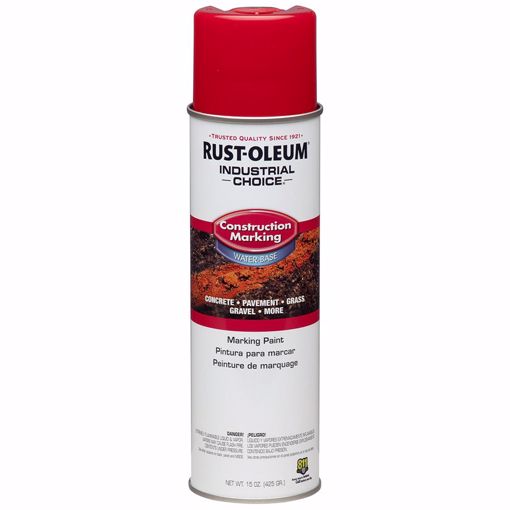 Picture of Safety Red Rustoleum® Industrial Choice® Construction Marking Paint, Carton of 12