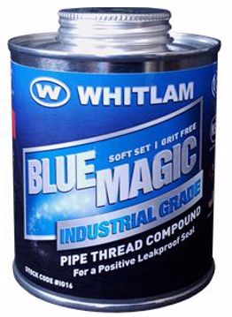 Picture of 1 Quart, Whitlam "Blue Magic" Pipe Joint Compound, Carton of 12