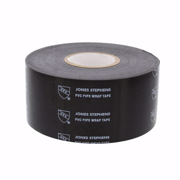 Picture of 2" x 100' Black Pipe Wrap Tape, 20 mil, Carton of 24