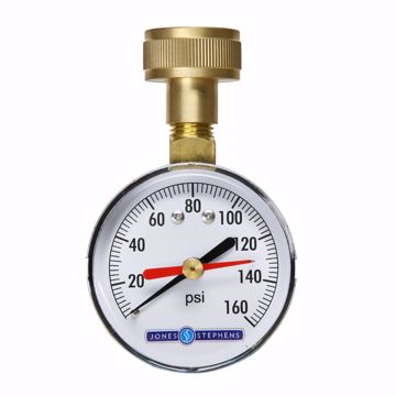 Picture of 2-1/2" 160 psi Water Test Gauge with Memory Pointer